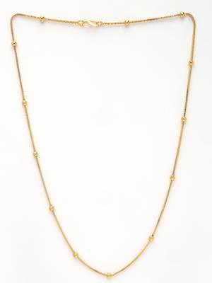 women set of 2 silver & gold rhodium-plated minimal chain 3