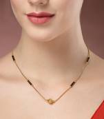 women gold-plated mangalsutra