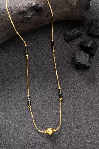 women gold-plated mangalsutra