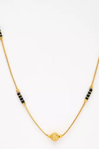 women gold-plated mangalsutra