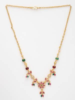 women multicolor gold-plated minimal chain 4
