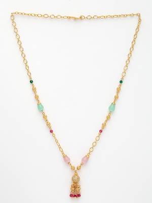 women multicolor gold-plated minimal chain 4