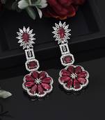 Rani color american diamond earrings