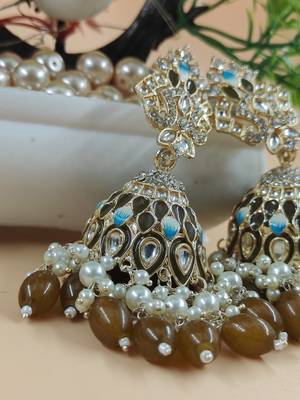   Traditional Jhumka Earrings For Wo  And Girls 3