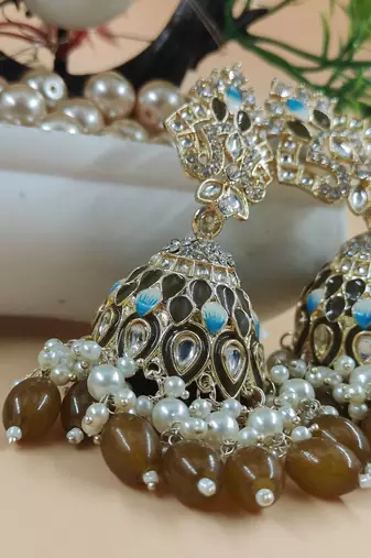   Traditional Jhumka Earrings For Wo  And Girls