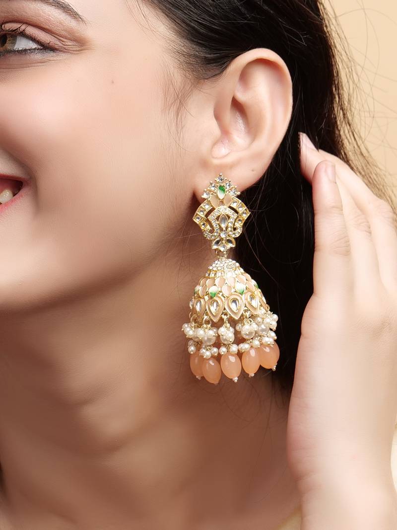   Traditional Jhumka Earrings For Wo  And Girls