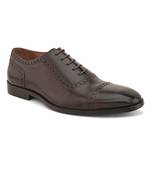 Elegant stitched leather shoes