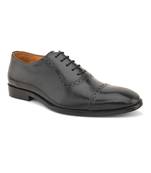 Classic black dress shoes