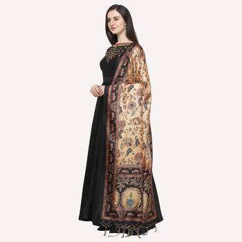 Digital print assam silk dupatta for women and girls to wear on gown chaniya choli kurti etc 2