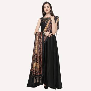 Digital print assam silk dupatta for women and girls to wear on gown chaniya choli kurti etc 3