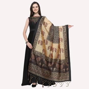 Digital print assam silk dupatta for women and girls to wear on gown chaniya choli kurti etc 1