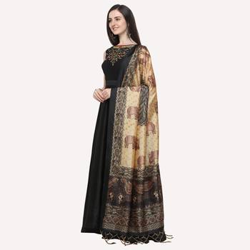 Digital print assam silk dupatta for women and girls to wear on gown chaniya choli kurti etc 2