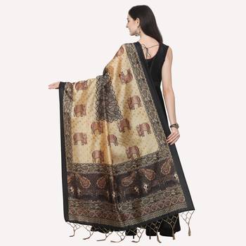 Digital print assam silk dupatta for women and girls to wear on gown chaniya choli kurti etc 4