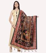 Digital print assam silk dupatta for women and girls to wear on gown chaniya choli kurti etc
