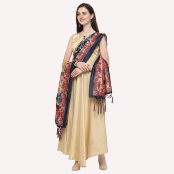 Digital print assam silk dupatta for women and girls to wear on gown chaniya choli kurti etc 3