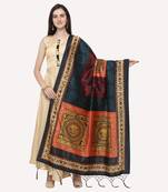 Digital print assam silk dupatta for women and girls to wear on gown chaniya choli kurti etc