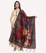 Digital print assam silk dupatta for women and girls to wear on gown chaniya choli kurti etc