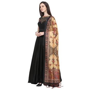 Digital print assam silk dupatta for women and girls to wear on gown chaniya choli kurti etc 2
