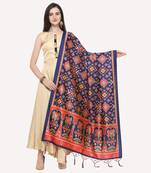 Digital print assam silk dupatta for women and girls to wear on gown chaniya choli kurti etc