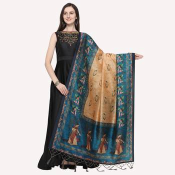Digital print assam silk dupatta for women and girls to wear on gown chaniya choli kurti etc 1