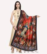 Digital print assam silk dupatta for women and girls to wear on gown chaniya choli kurti etc