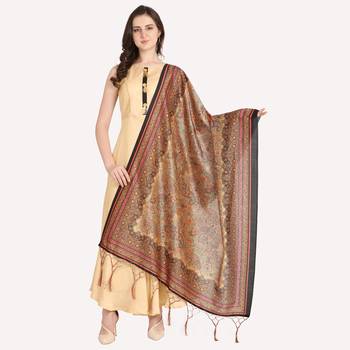 Digital print assam silk dupatta for women and girls to wear on gown chaniya choli kurti etc 1