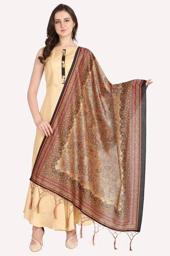 Digital print assam silk dupatta for women and girls to wear on gown chaniya choli kurti etc