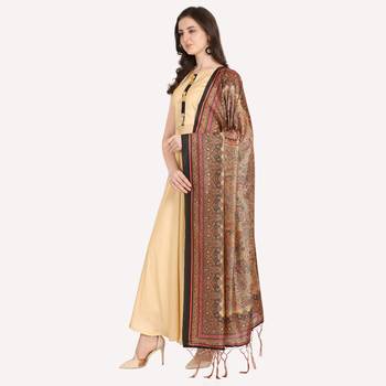 Digital print assam silk dupatta for women and girls to wear on gown chaniya choli kurti etc 2