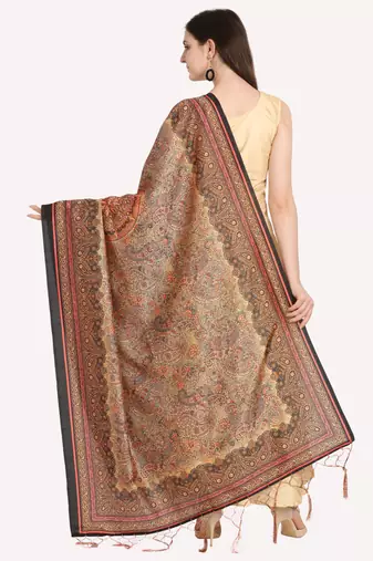 Digital print assam silk dupatta for women and girls to wear on gown chaniya choli kurti etc