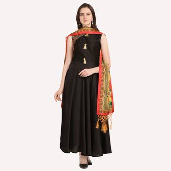 Digital print assam silk dupatta for women and girls to wear on gown chaniya choli kurti etc 3