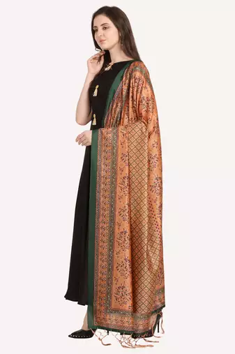 Digital print assam silk dupatta for women and girls to wear on gown chaniya choli kurti etc