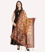 Digital print assam silk dupatta for women and girls to wear on gown chaniya choli kurti etc
