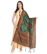 Digital print assam silk dupatta for women and girls to wear on gown chaniya choli kurti etc