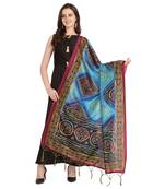 Digital print assam silk dupatta for women and girls to wear on gown chaniya choli kurti etc
