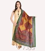 Digital print assam silk dupatta for women and girls to wear on gown chaniya choli kurti etc