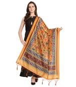 Digital print assam silk dupatta for women and girls to wear on gown chaniya choli kurti etc