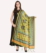 Digital print assam silk dupatta for women and girls to wear on gown chaniya choli kurti etc