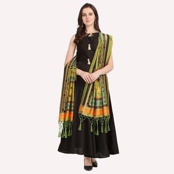 Digital print assam silk dupatta for women and girls to wear on gown chaniya choli kurti etc 3