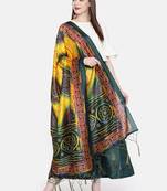 Digital print assam silk dupatta for women and girls to wear on gown chaniya choli kurti etc