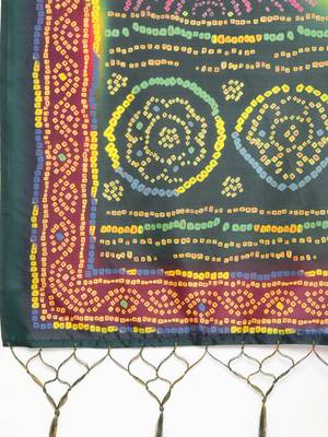 Digital print assam silk dupatta for women and girls to wear on gown chaniya choli kurti etc 2