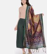 Digital print assam silk dupatta for women and girls to wear on gown chaniya choli kurti etc