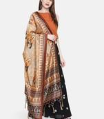 Digital print assam silk dupatta for women and girls to wear on gown chaniya choli kurti etc