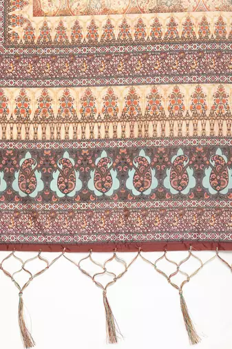Digital print assam silk dupatta for women and girls to wear on gown chaniya choli kurti etc