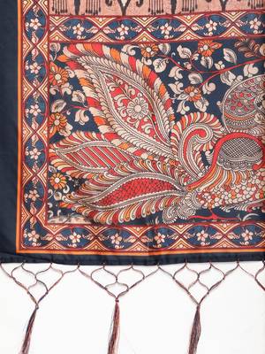 Digital print assam silk dupatta for women and girls to wear on gown chaniya choli kurti etc 2
