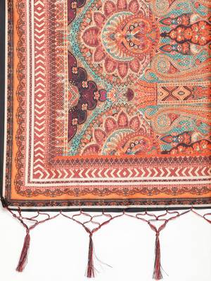 Digital print assam silk dupatta for women and girls to wear on gown chaniya choli kurti etc 2