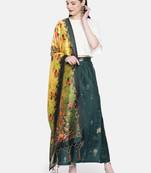 Digital print assam silk dupatta for women and girls to wear on gown chaniya choli kurti etc