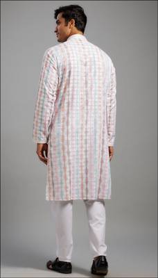 Arruga stylish digital print sequins embroidery kurta pajama 2