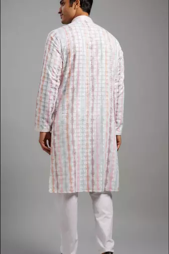 Arruga stylish digital print sequins embroidery kurta pajama