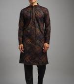 Arruga stylish digital print sequins embroidery kurta pajama