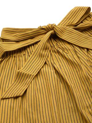 women's cotton flex stripe printed regular fit casual trouser pants 5